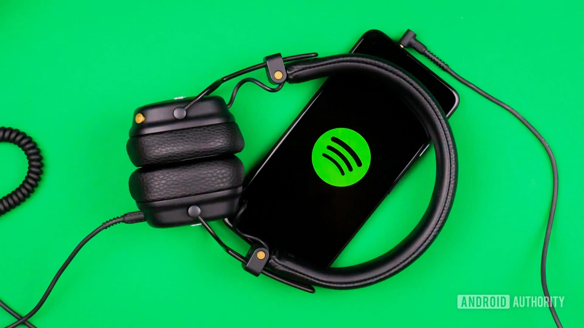 Spotify desktop app interface open on a computer screen displaying audio streaming settings