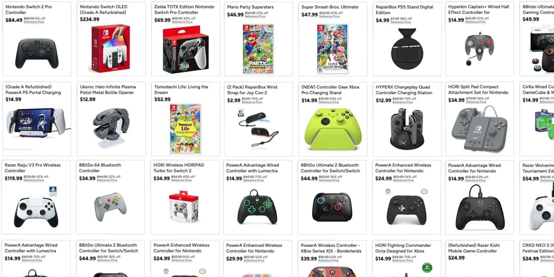 Nintendo Switch 2 Pro Controller shown against a gaming accessories backdrop