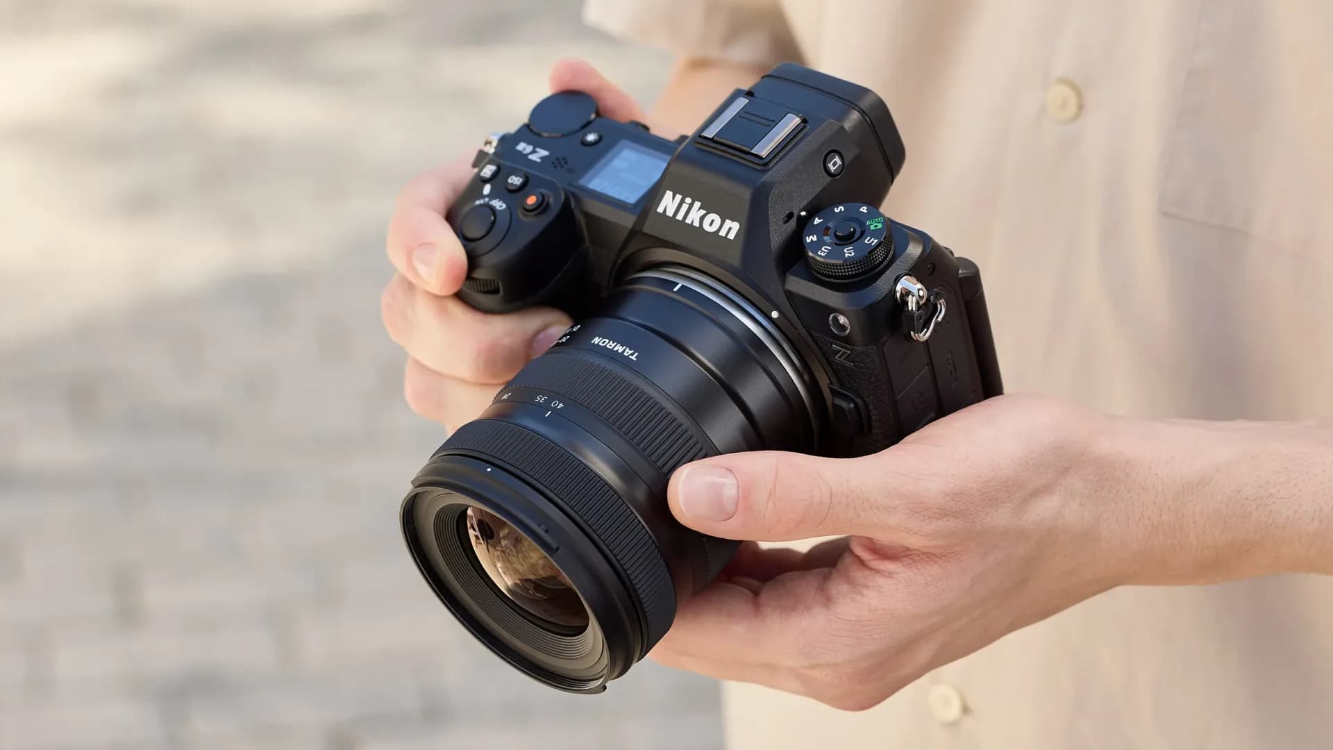 Tamron 20-40mm F2.8 Di III VXD wide-angle zoom lens for Nikon Z mount mirrorless cameras