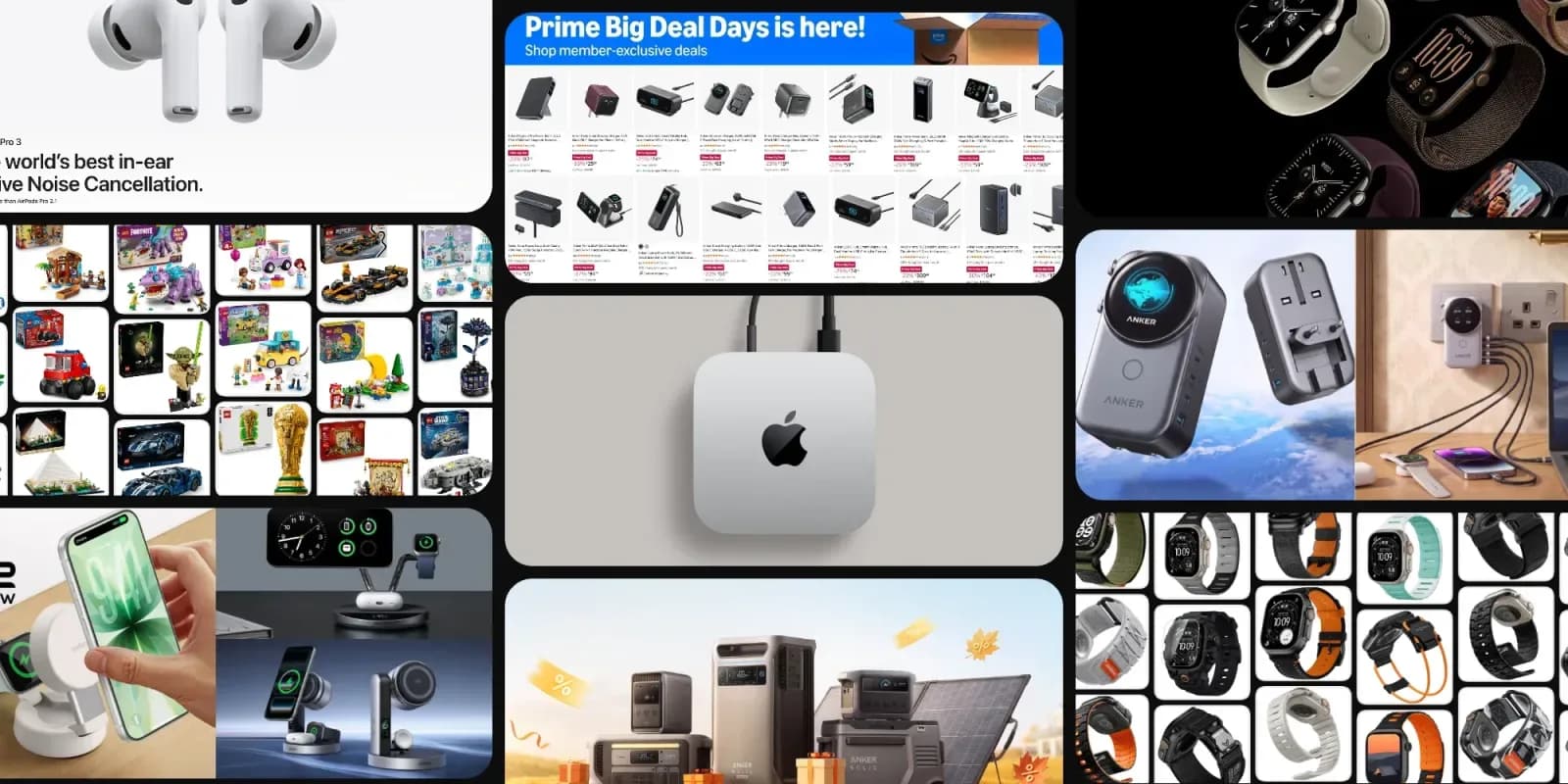 Fall Prime Day 2026 sale banner showing discounted tech and gadgets