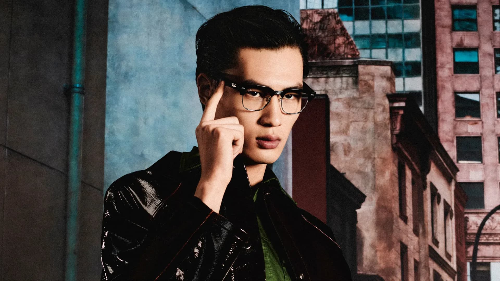 Ray-Ban Meta Audio smart glasses shown without a camera lens on the frame