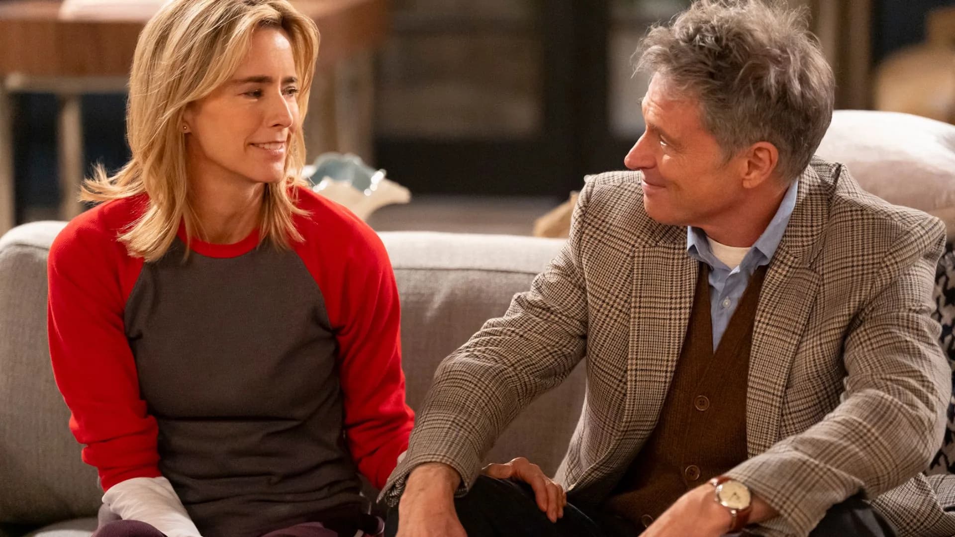 Promotional image for the NBC sitcom Newlyweds featuring the main cast