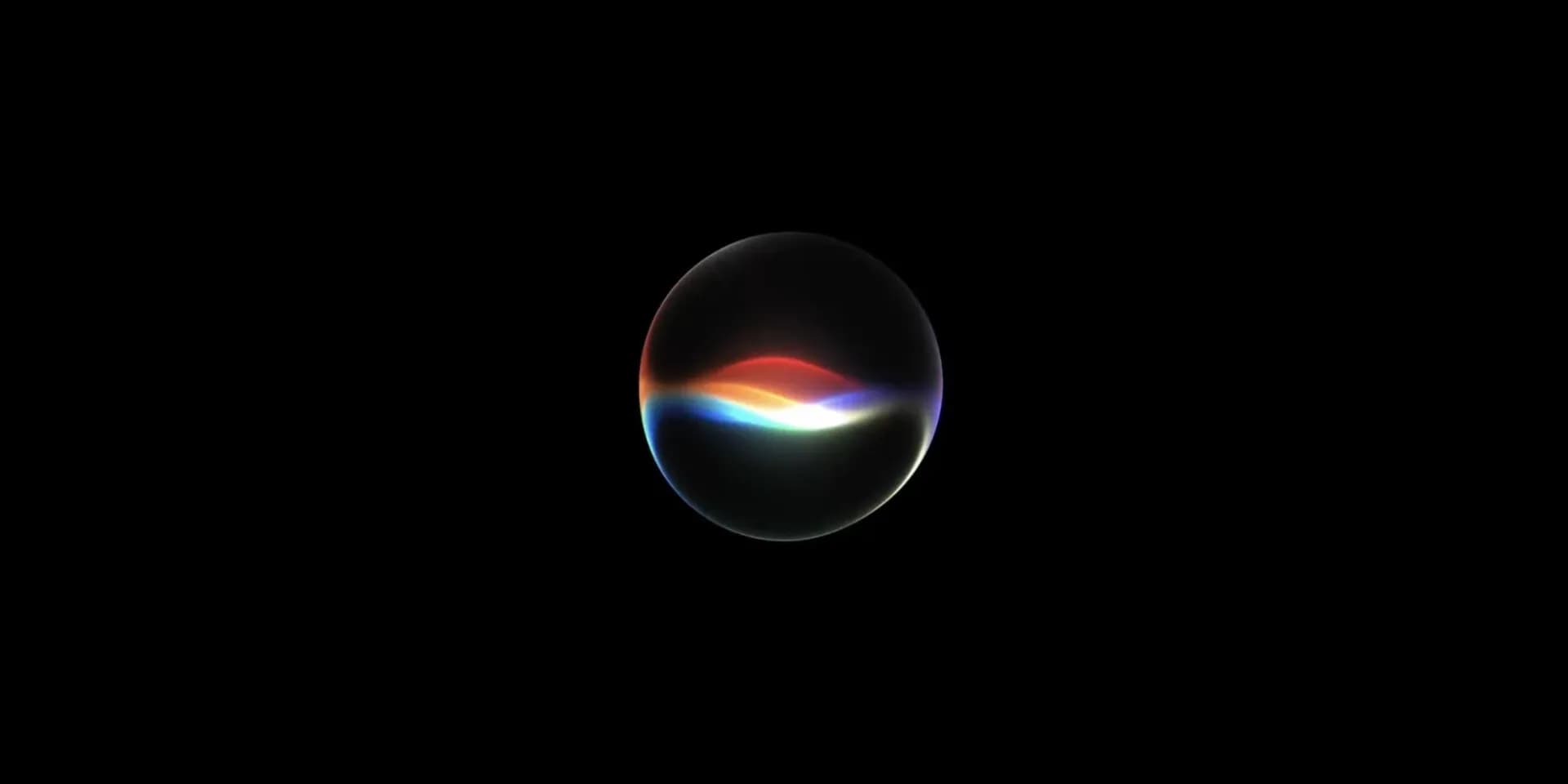 Siri interface shown on an iPhone screen with the Apple Intelligence glow effect