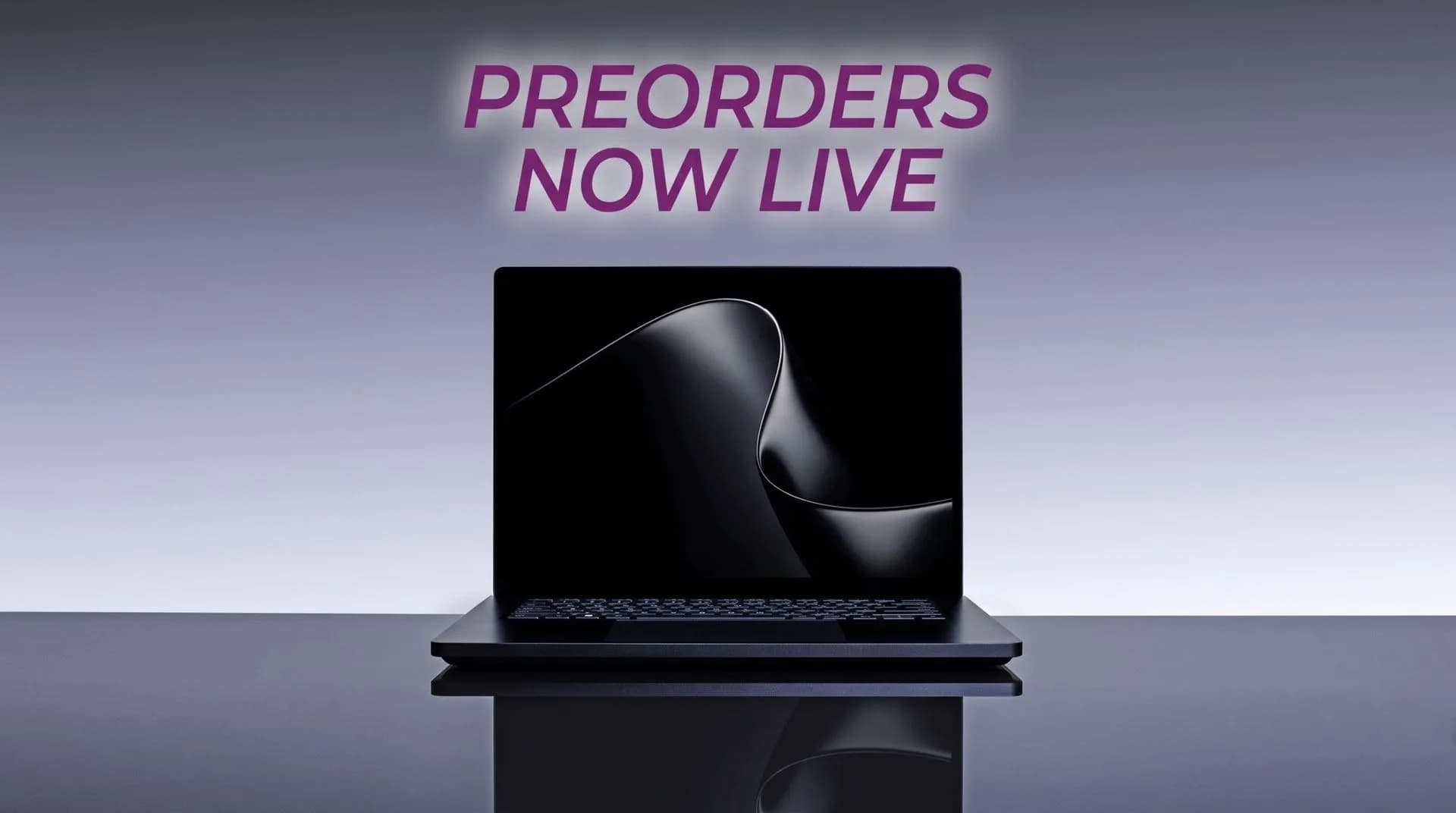 Microsoft Surface Laptop Ultra front three-quarter view showing slim bezels and matte metal chassis