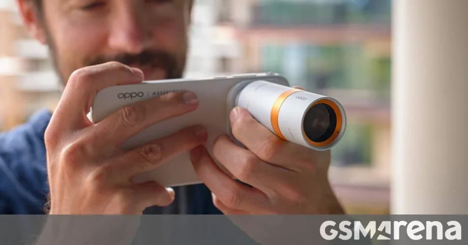 Rear view of the Oppo Find X10 Pro Max with Hasselblad camera module