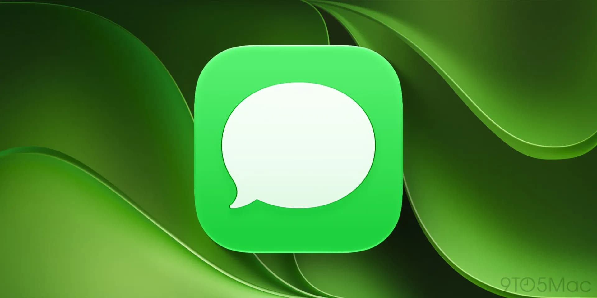 Close up of an iPhone home screen displaying the Messages app icon with a red unread badge notification.