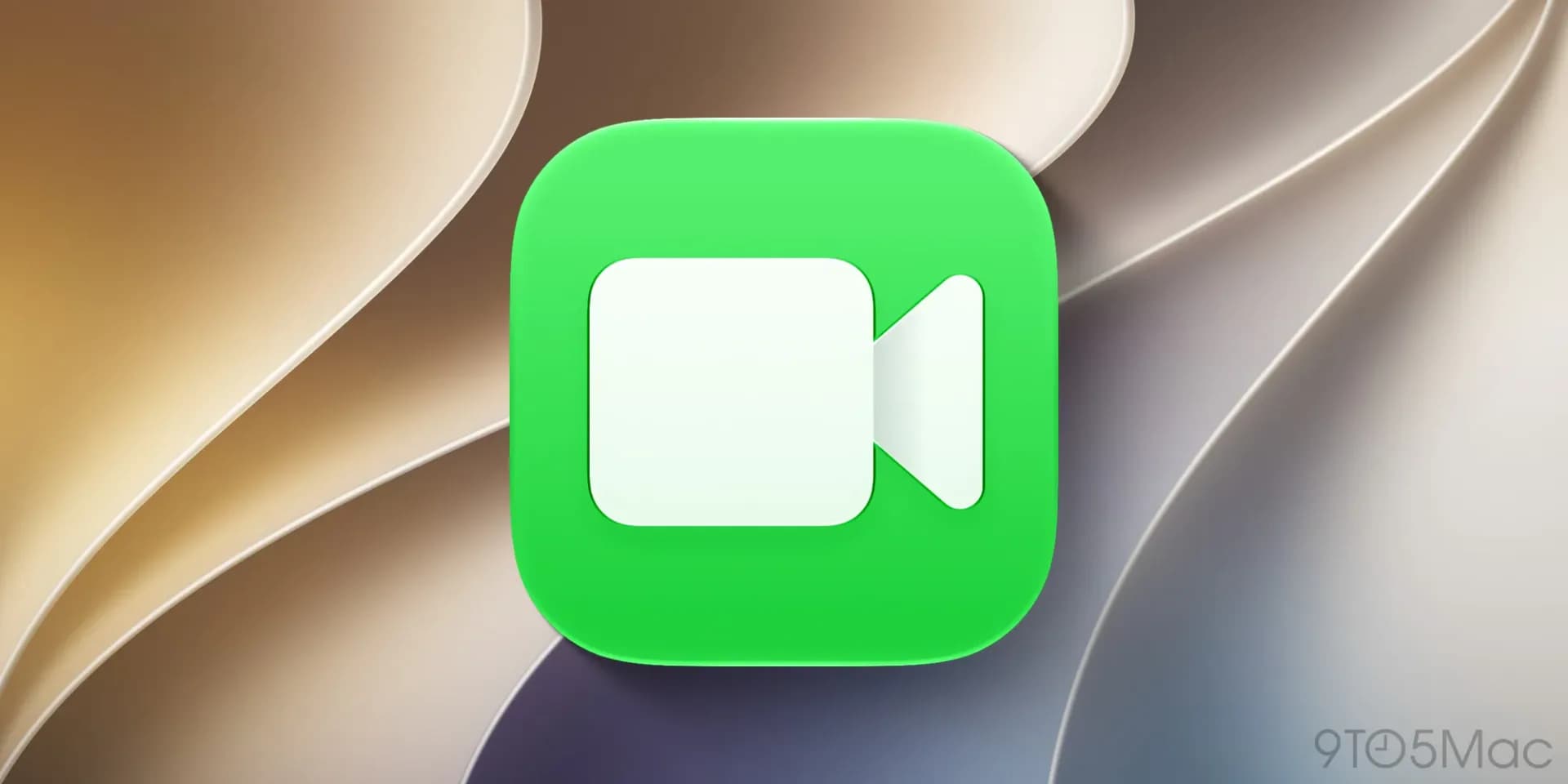 FaceTime app interface on an iPhone showing a group video call with Dual Capture split-screen view.