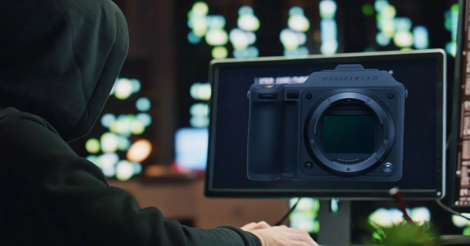 Hasselblad X2D II 100C medium format mirrorless camera shown from the front