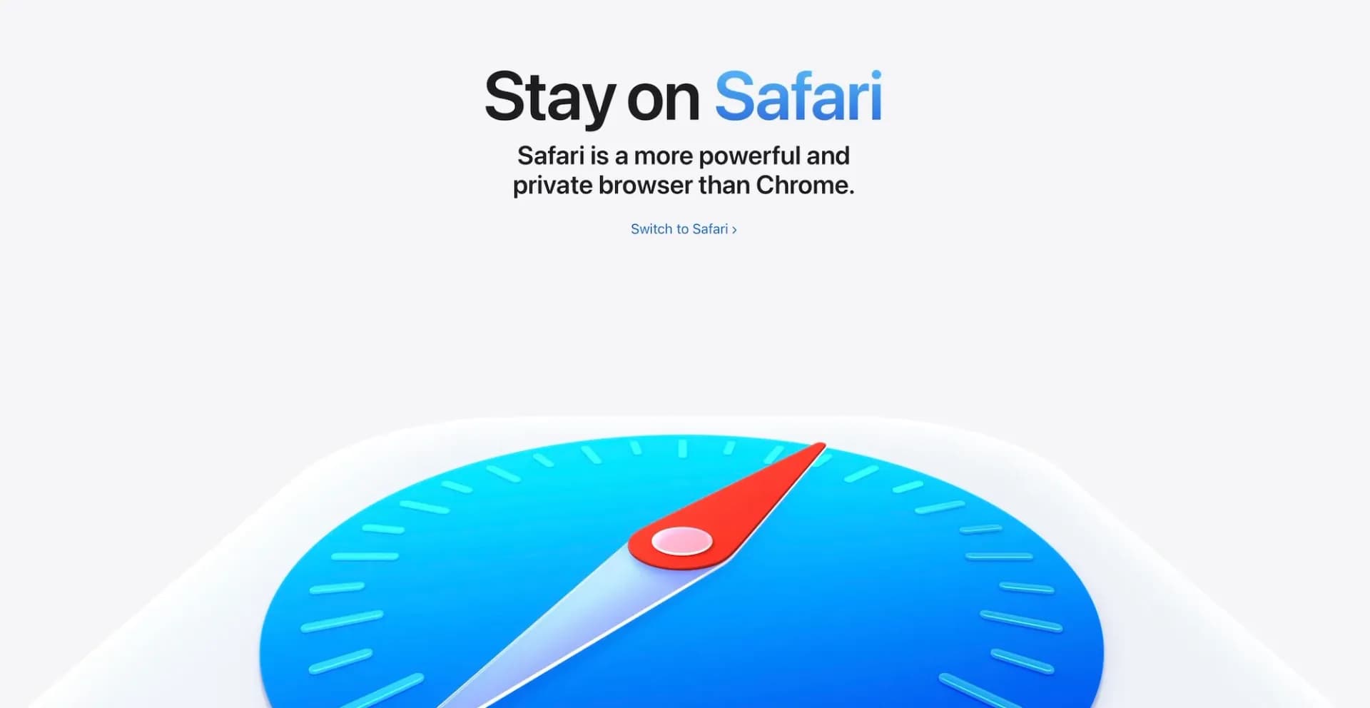 Safari and Google Chrome app icons displayed side by side on a computer screen