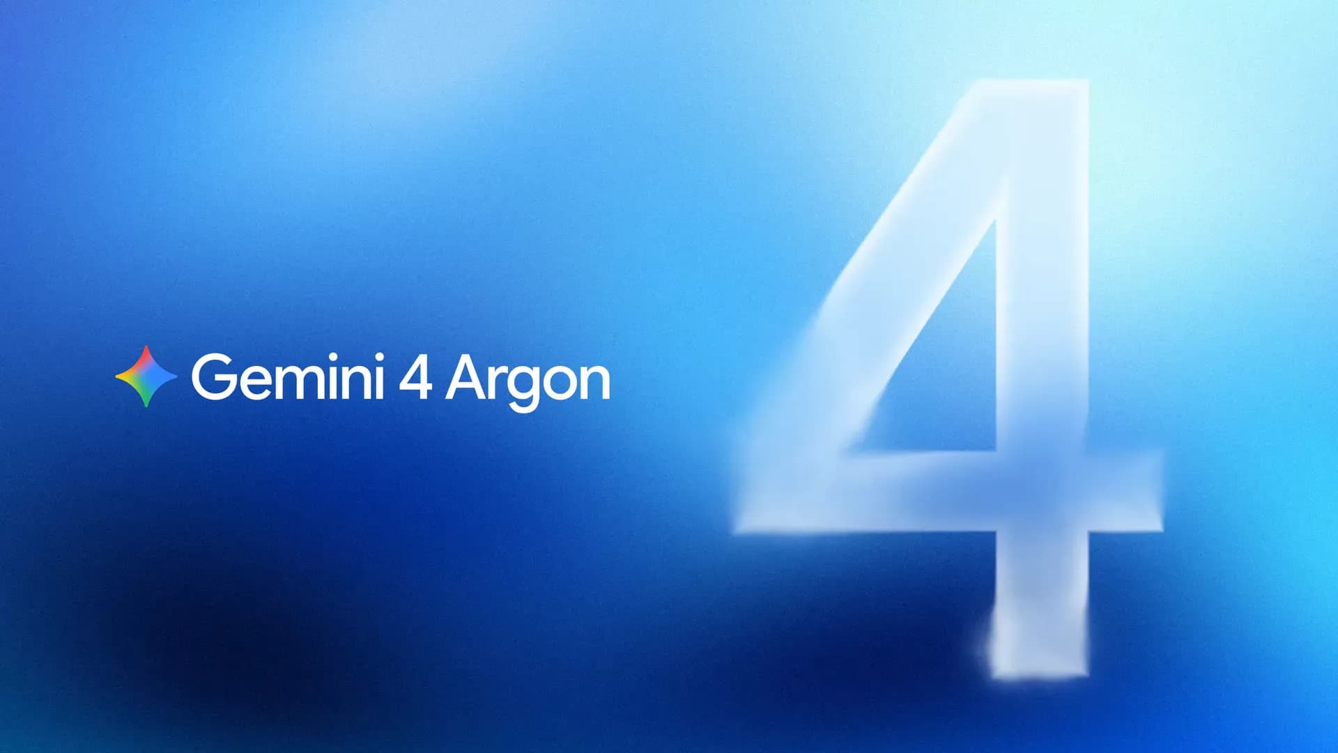 Gemini app model picker menu showing the Gemini 4 Argon option on a smartphone screen