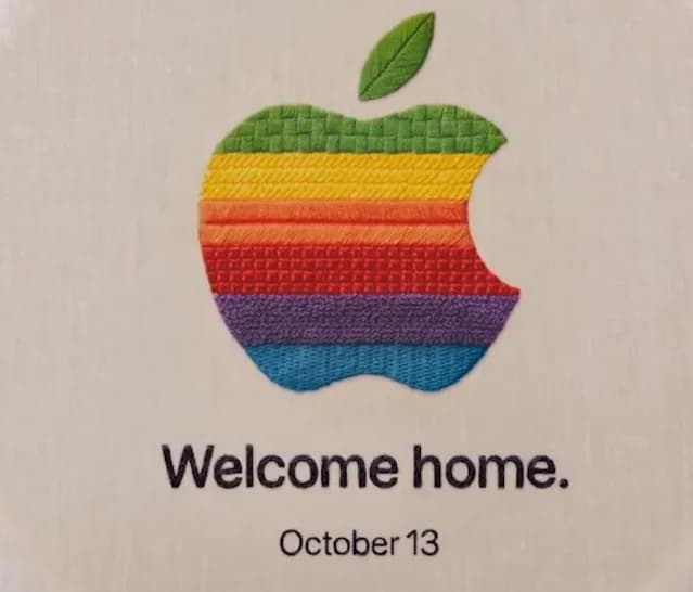 Apple HomePod mini smart speakers shown alongside an Apple TV console and Siri remote