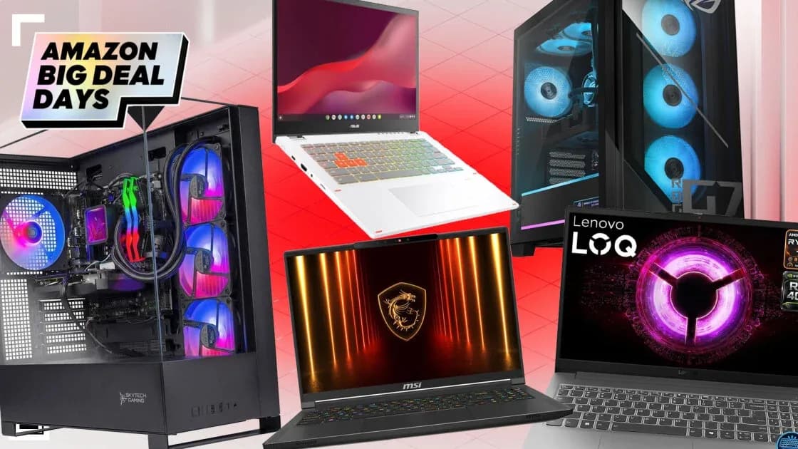MSI Vector HX gaming laptop with illuminated keyboard and thin bezels, shown on a dark desk