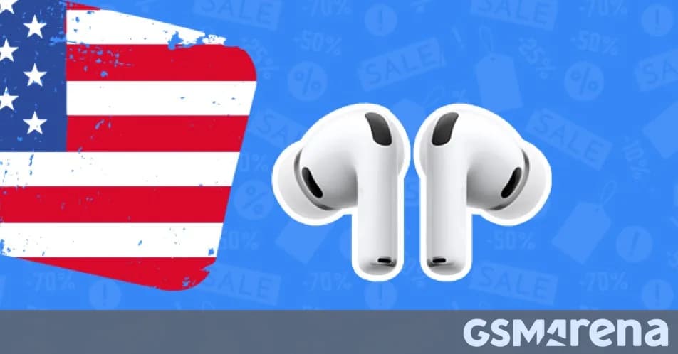 Apple AirPods Pro 3 in white on a clean surface, charging case open