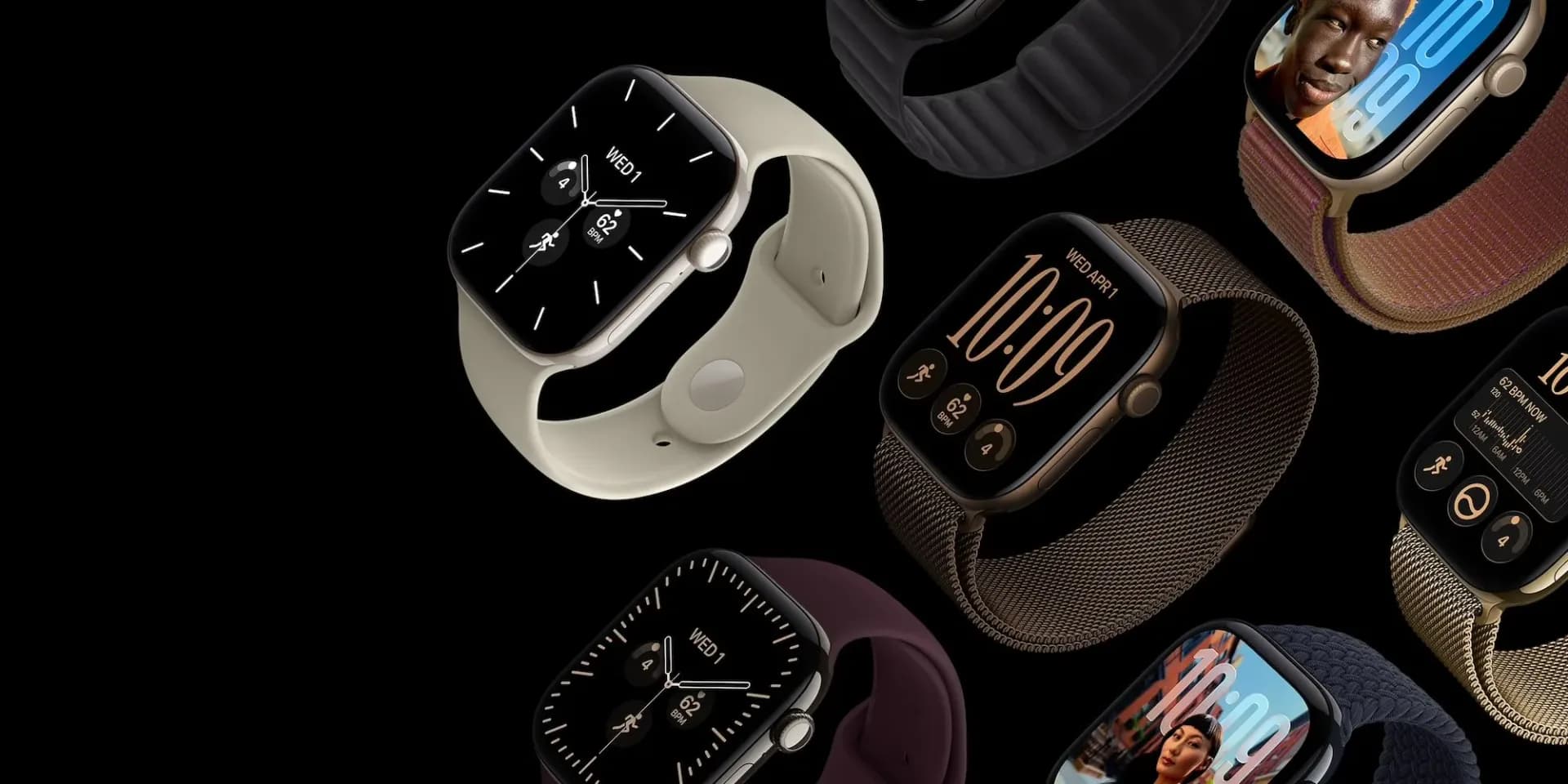 Apple Watch Series 12 on wrist, showing watch face