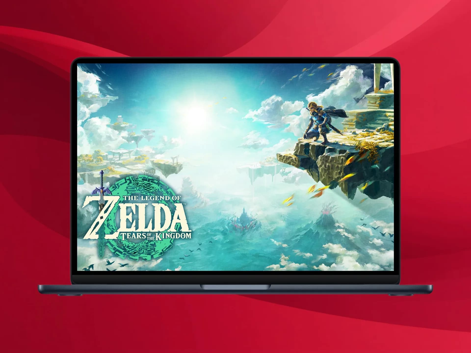 MacBook Air M4 running Zelda: Tears of the Kingdom at 1440p, with MetalFX upscaling enabled