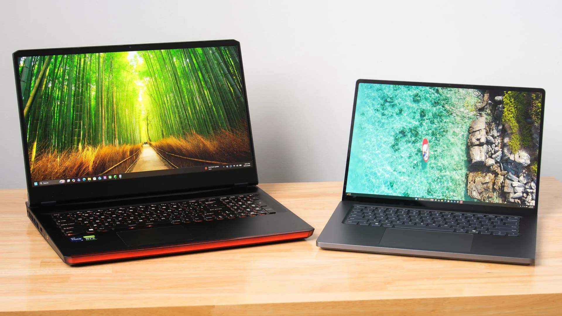 Microsoft Surface Laptop Ultra with RTX Spark running a game on its 3:2 display
