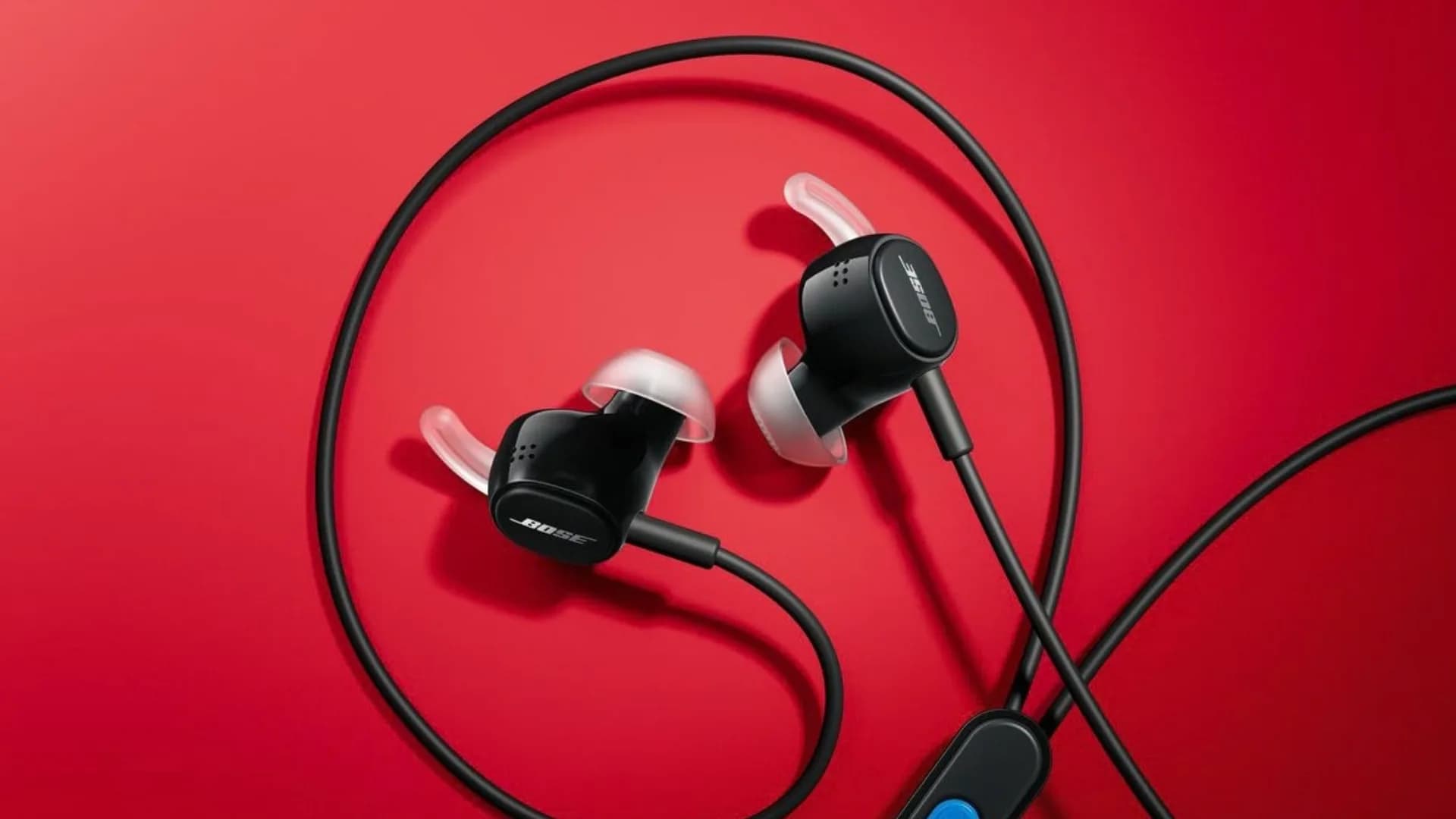 Bose Noise Canceling Wired Earbuds with USB-C connector on a flat surface