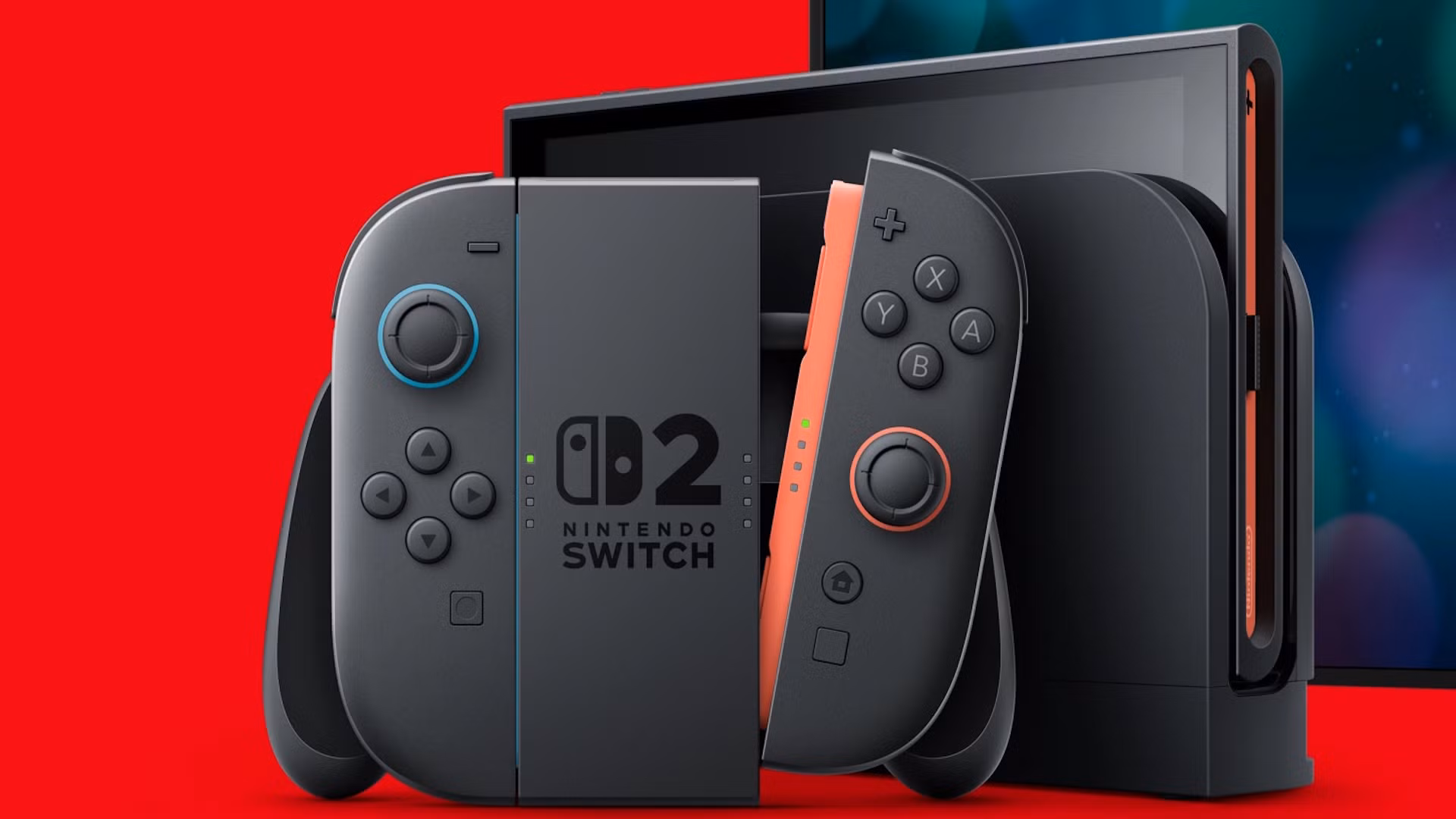 A Nintendo Switch 2 console sitting next to a laptop displaying file directories