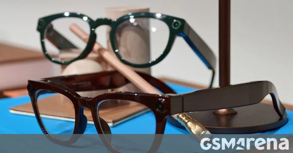 Samsung Intelligent Eyewear smart glasses frame shown against a plain background