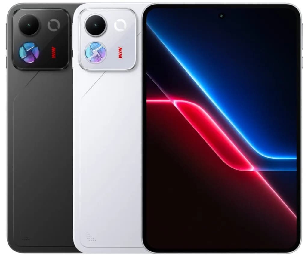 Honor Win Tablet shown with its 8.4-inch OLED display and compact gaming-focused design