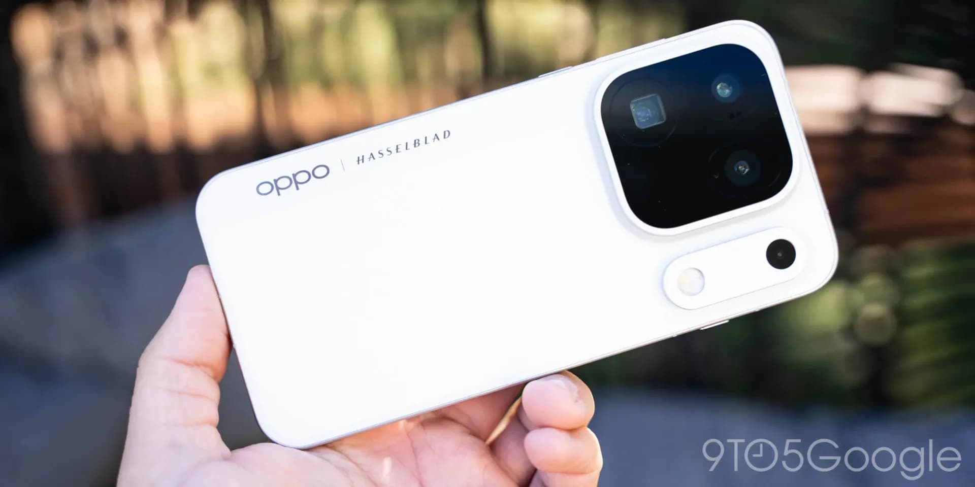 Oppo Find X10 Pro Max smartphone shown from the back, highlighting its rear camera module