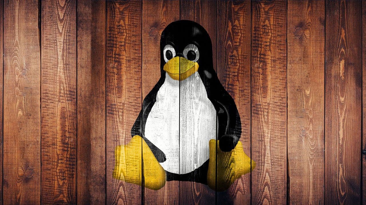 A terminal window showing Linux kernel source code and a security warning symbol