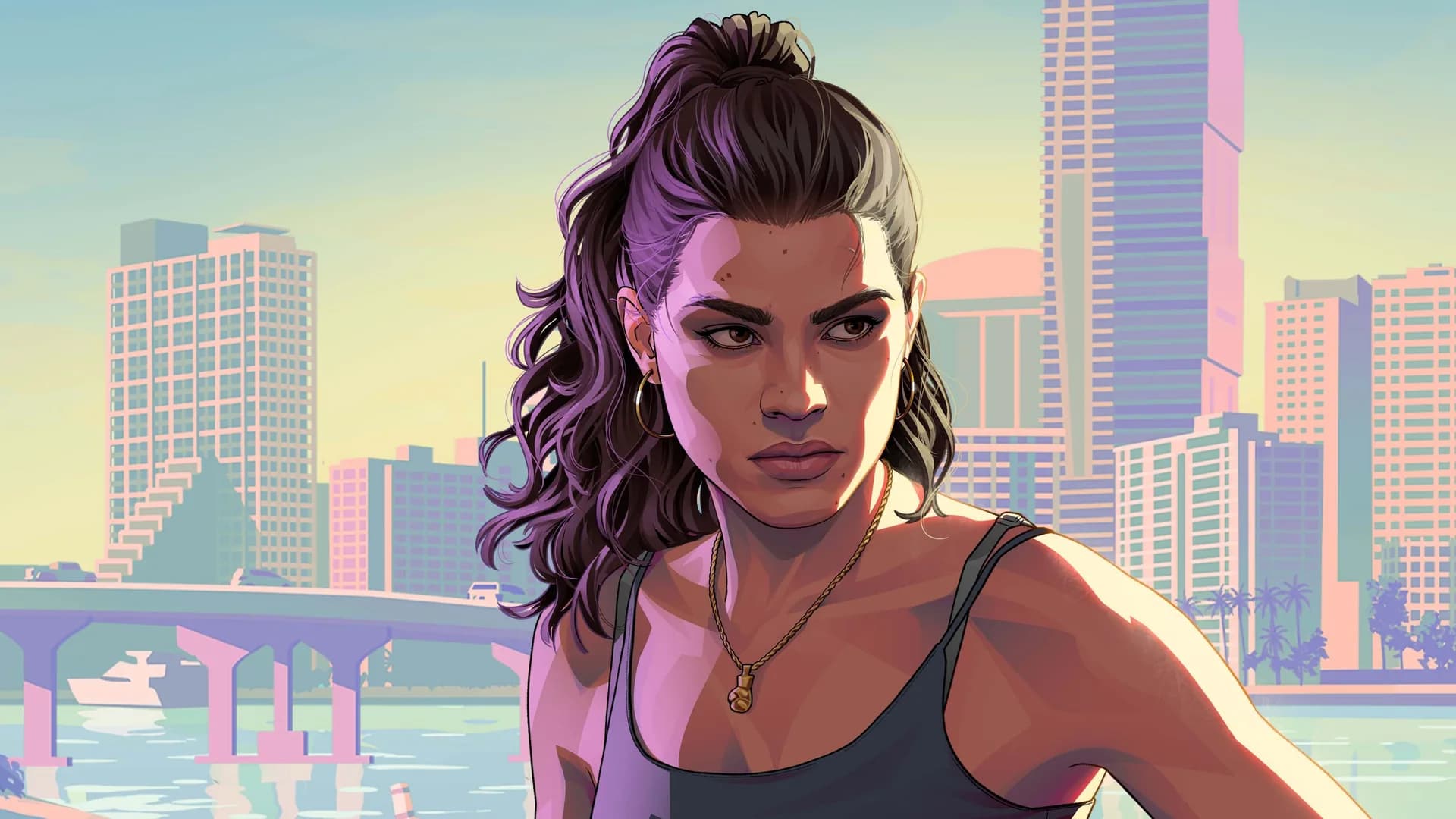 A smartphone screen showing an Instagram livestream with a chat feed full of GTA 6 and Lucia comments.