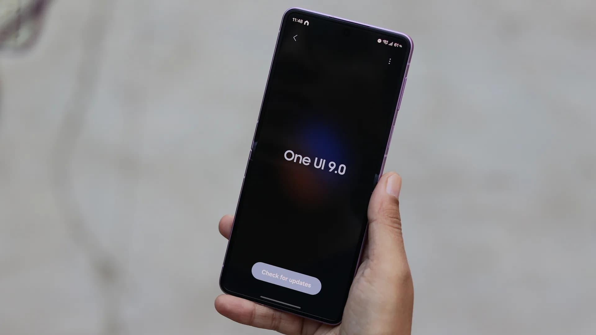 Samsung Galaxy S25 Ultra smartphone shown with its quad rear camera module and S Pen