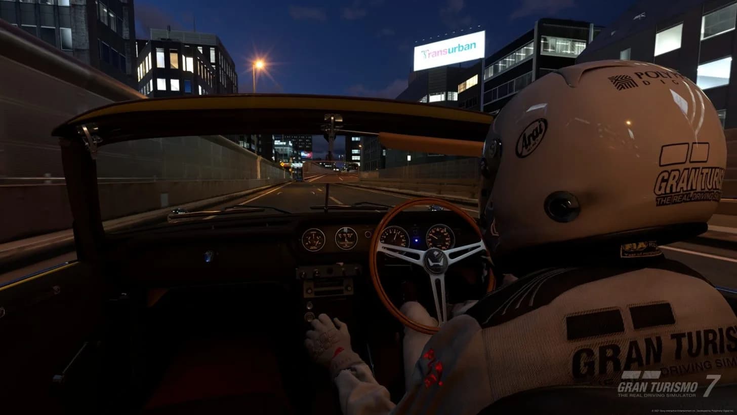 Gran Turismo 7 racing gameplay running on a PC screen via the unofficial KyTyPS5 PlayStation 5 emulator