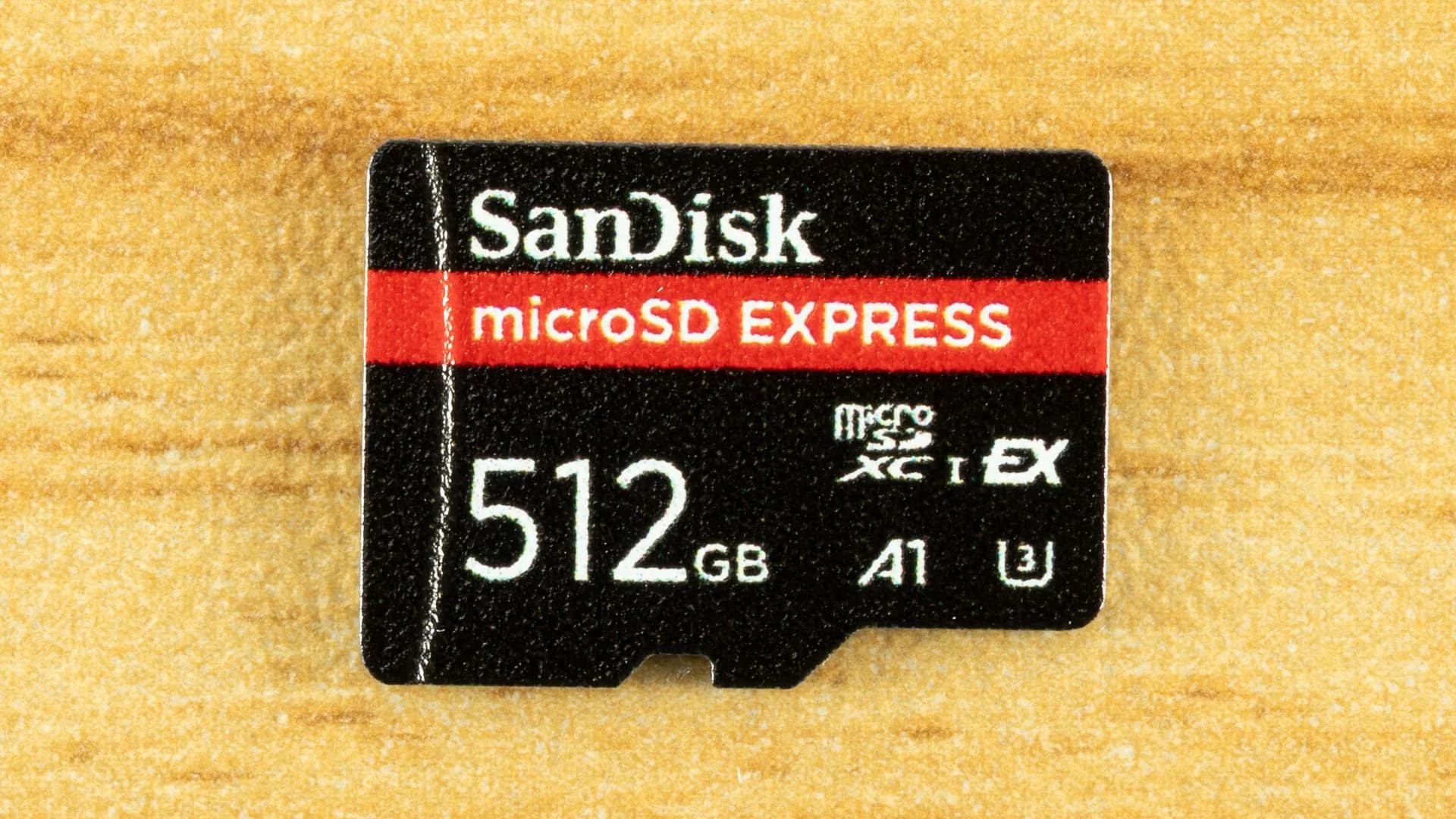 SanDisk 512GB GamePlay microSD Express card in black packaging with Nintendo Switch 2 logo