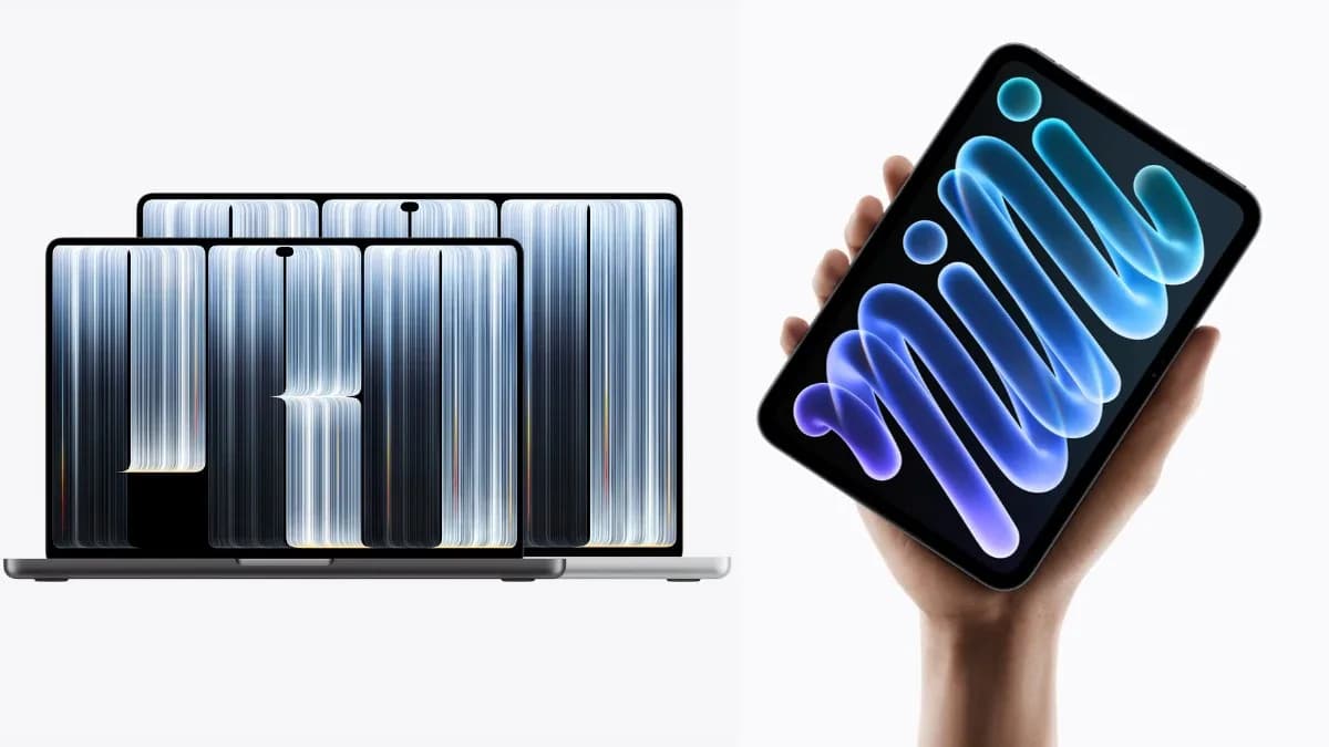 Apple's touchscreen MacBook Pro, iPad mini and other October 2026 products displayed together