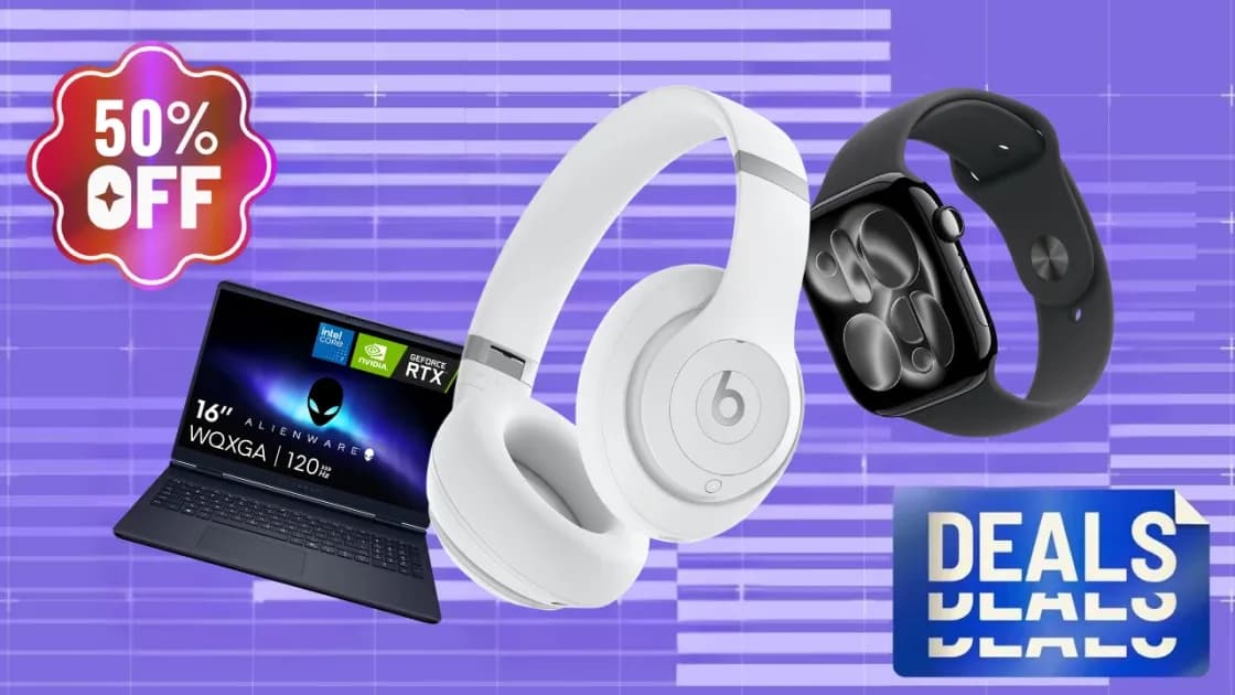 Beats Studio Pro Wireless Headphones in matte black, folded, on a white surface