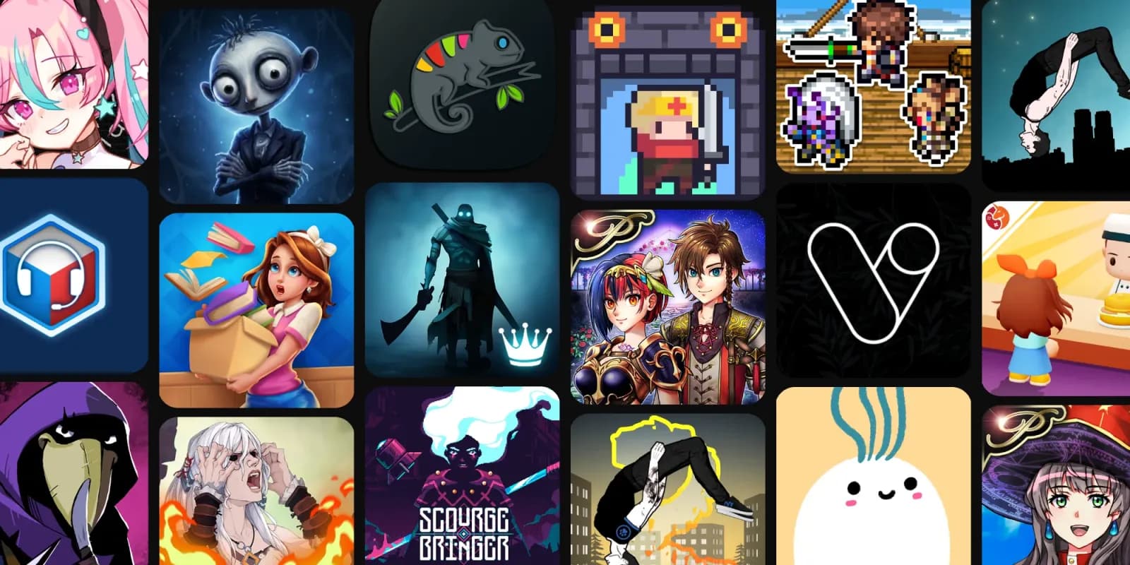 A smartphone displaying the Google Play store interface with discounted game listings.