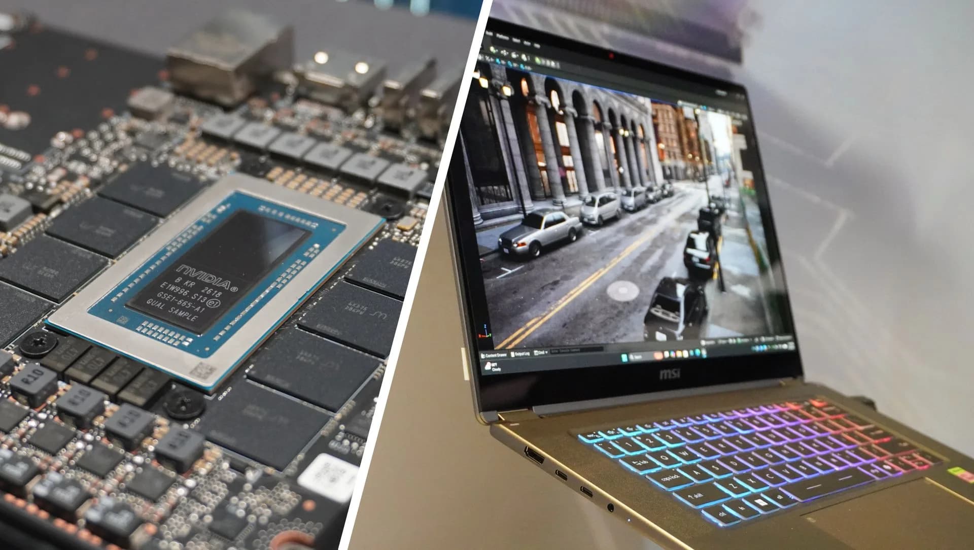 Surface Laptop Ultra with 'RTX Spark' badge visible on lid