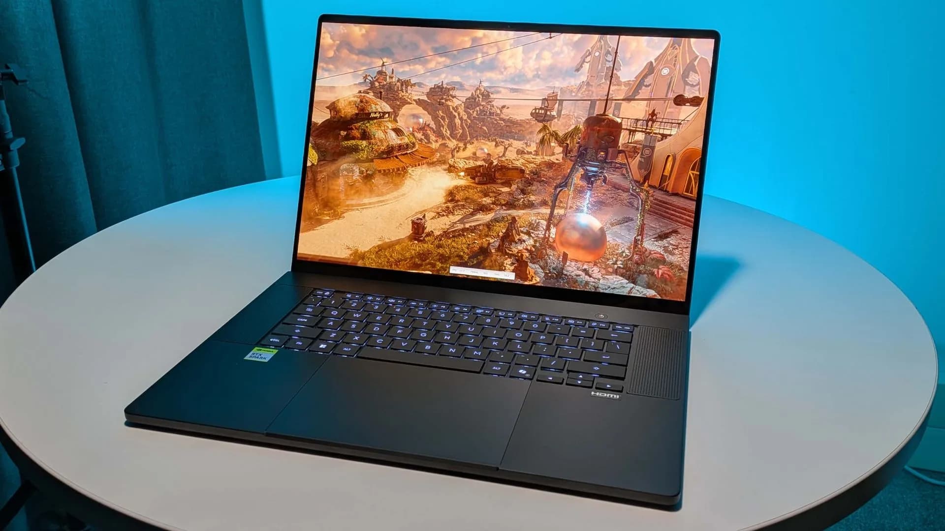 Asus ProArt P16 laptop with RTX Spark N1X branding visible on lid