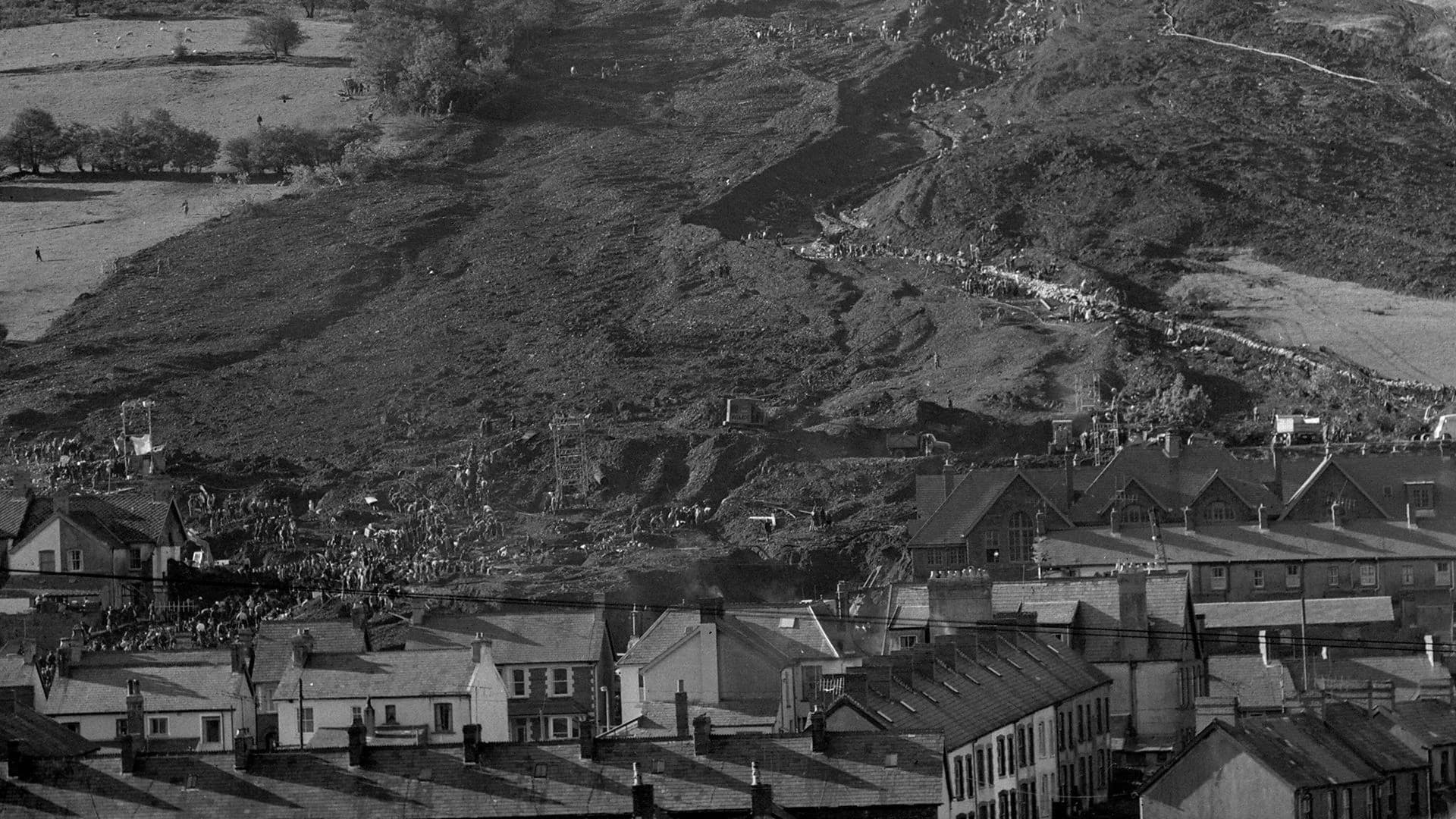 Still from the BBC documentary Aberfan: The Village That Fought Back